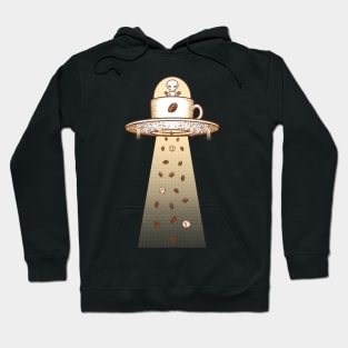 Alien Abducting Coffee Hoodie